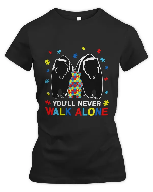 Autism Autistic Youll Never Walk Alone Bear Autism Awareness