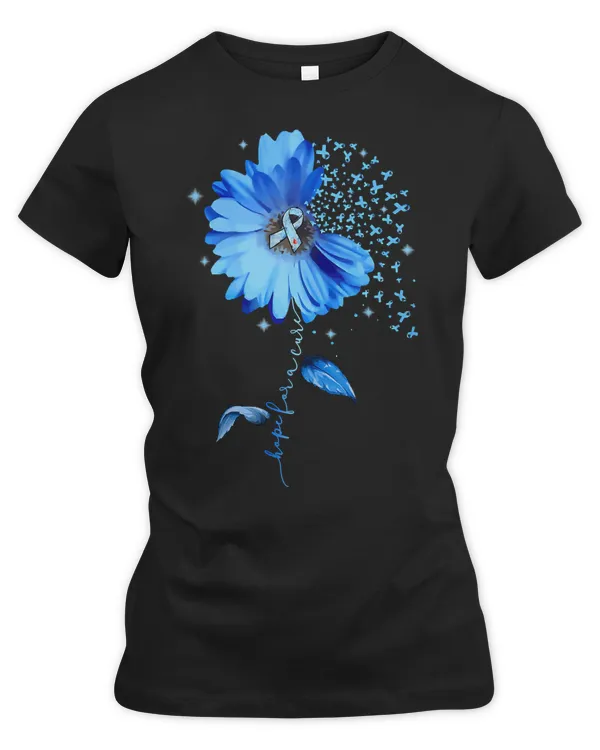 Diabetes Diabetic Hope For A Cure Blue Flower 138 Diabetes Awareness