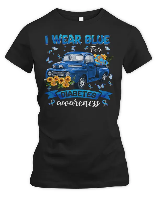 Diabetes Diabetic I Wear Blue For 42 Diabetes Awareness