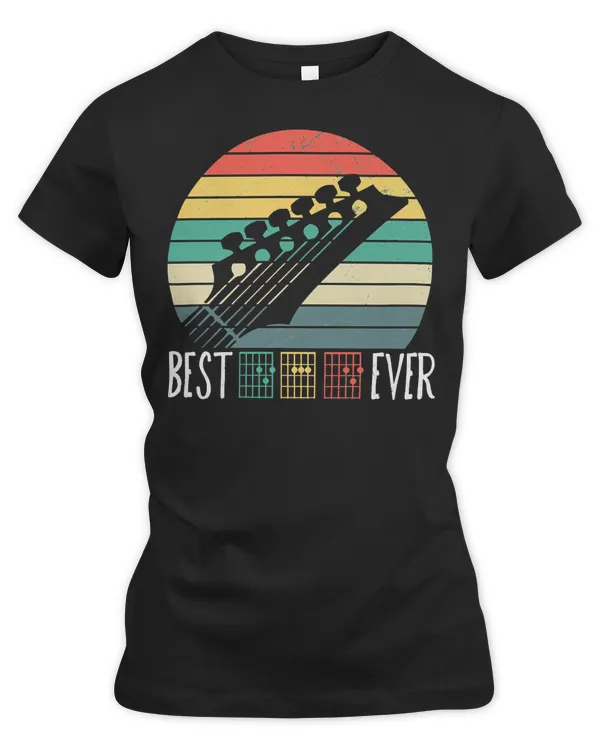 Father Grandpa Best Dad Ever Guitar Music Vintage s Day539 Family Dad