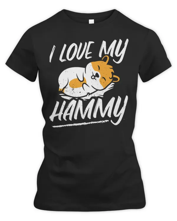 Hamster Guinea Pig Cute Hamster Design Quote I Love My Hammy530 Hamsters