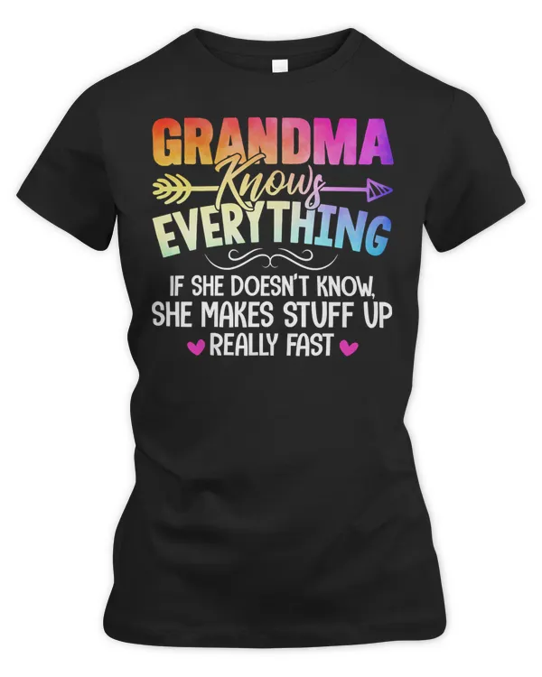 Mother Grandma Knows Everything If She Doesnt KnowMothers Day 10 Mom Grandmother