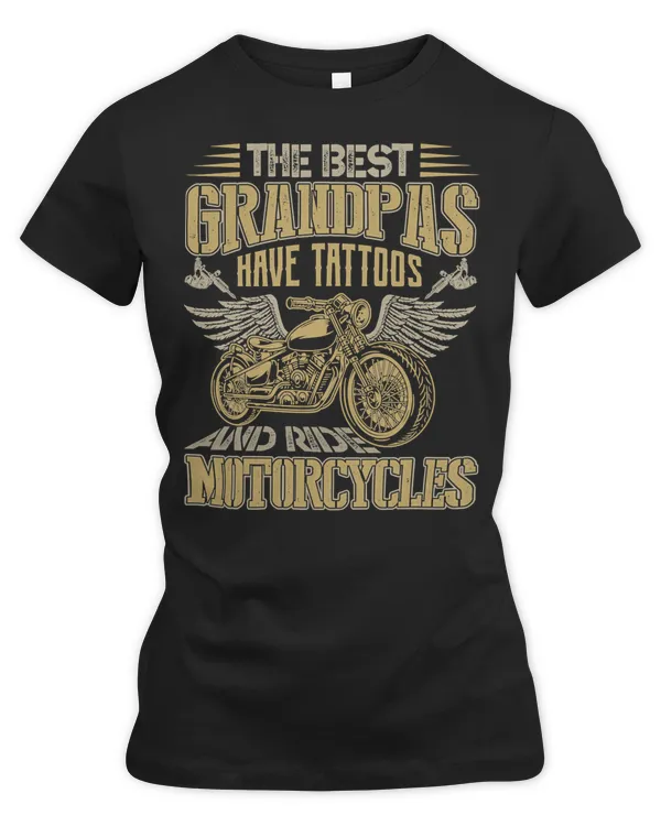 Racing Racer Best Grandpas Have Tattoos and Ride Motorcycles Biker Biking89 Race Speed