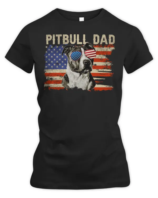 Pitbull Lover Dog Dad Cool 204 Pitbulls