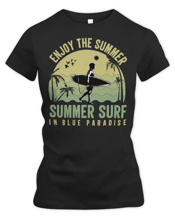 Surfer Surfing Lover Enjoy The Summer Surf 400