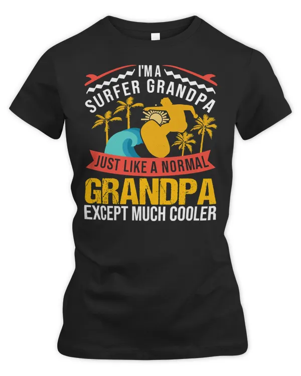 Surfer Surfing Lover Grandpa528