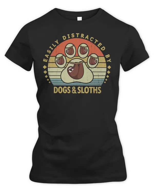 Sloth Easily Distracted ByAnd Dogsfor Lover Dog Lover587 sloths