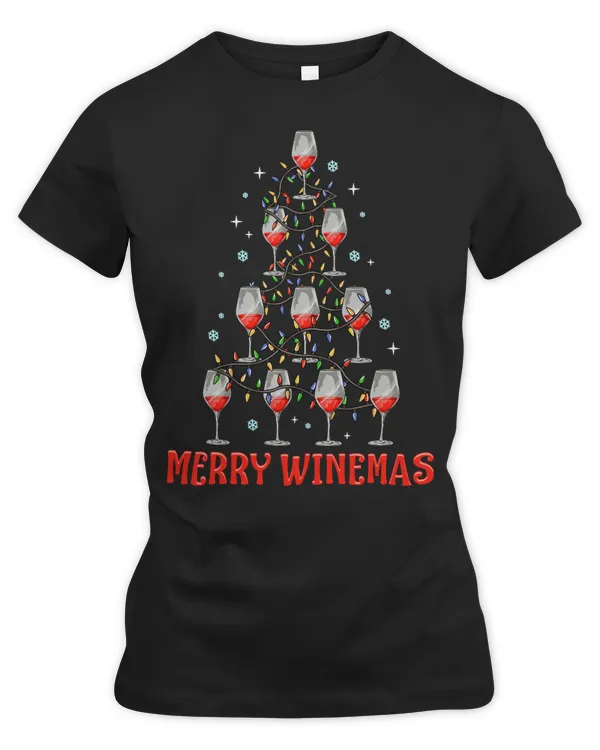 Wine Alcohol Christmas Merry Winemas Funny Christmas Sweatshirt for Wine Lovers Drink Red Wine