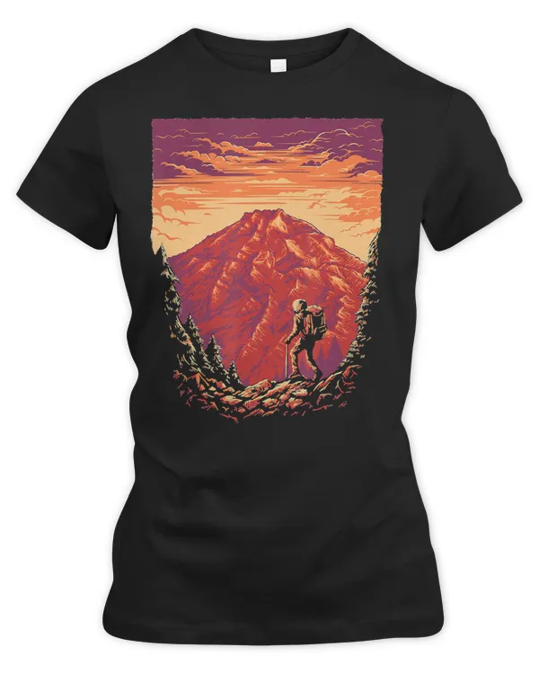Hiking Mountain Adventure Forest Mountain Outdoor Hiker Hiking Funny Hiker Camping
