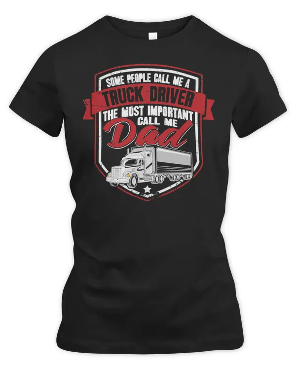 Truck Trucker And Dad Funny Trucker Dad 27 Driver Truckin