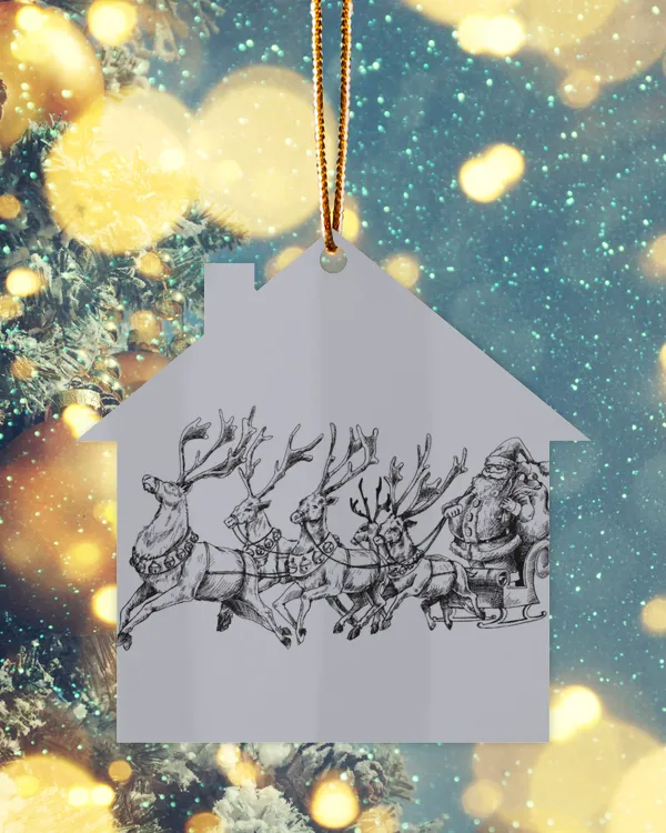 Metal Ornament - Holiday Home