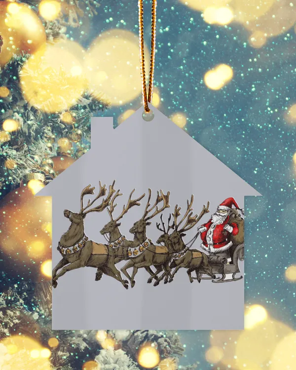 Metal Ornament - Holiday Home