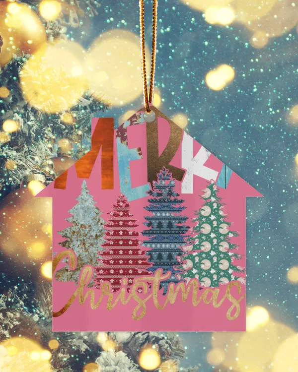 Metal Ornament - Holiday Home