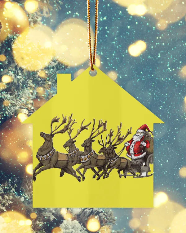 Metal Ornament - Holiday Home