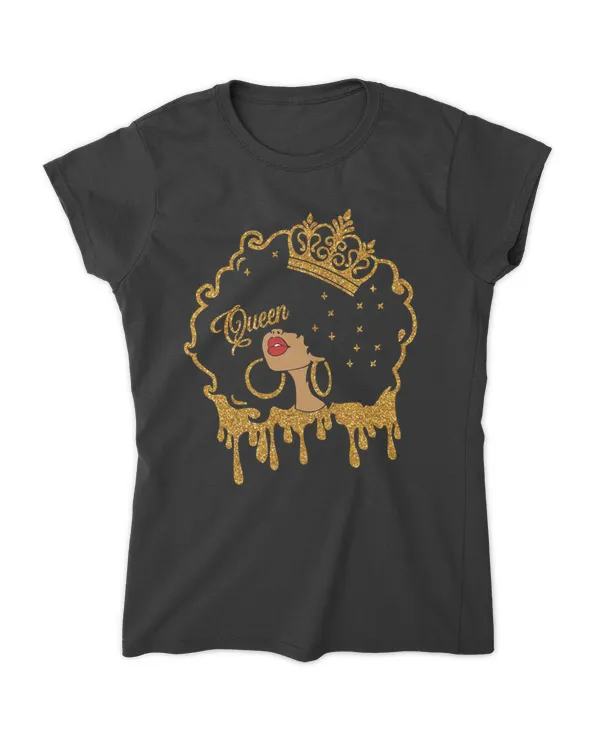 Black Queen Black Girl T-Shirt Christmas Gifts