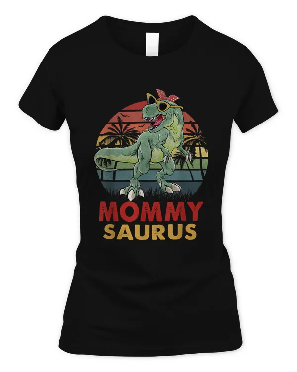 Mommysaurus T Rex Dinosaur Mommy Saurus Matching T-Shirt