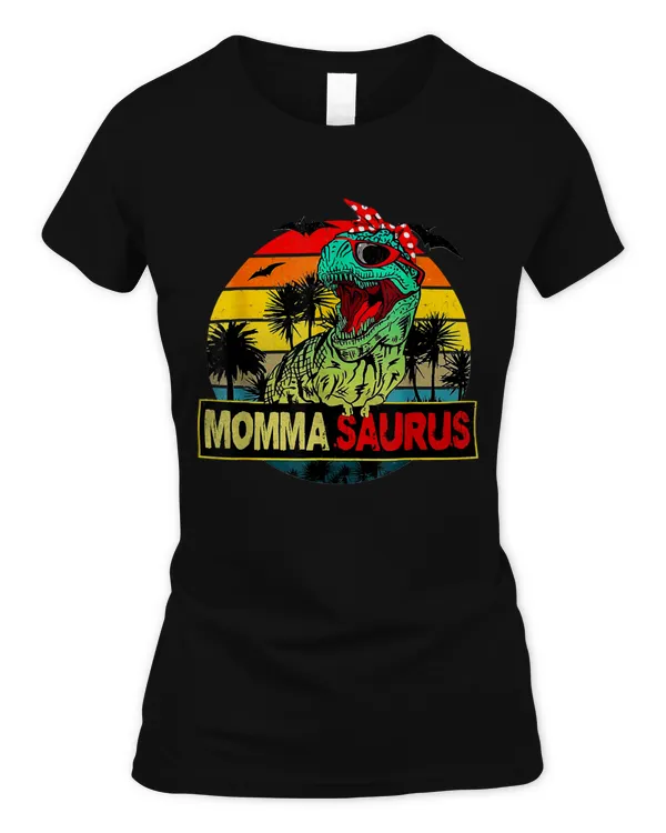 Mommasaurus T Rex Dinosaur Momma Family Matching T-Shirt