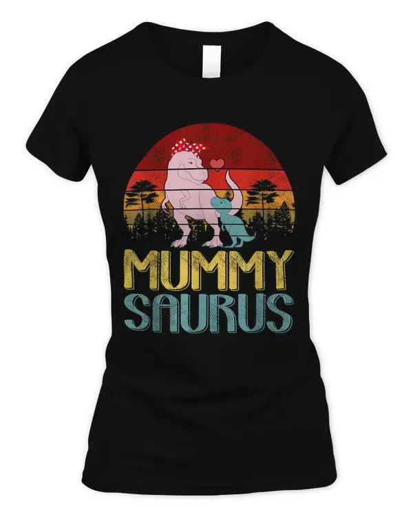 Mummysaurus T Rex Dinosaur Mummy Saurus Family Matching T-Shirt