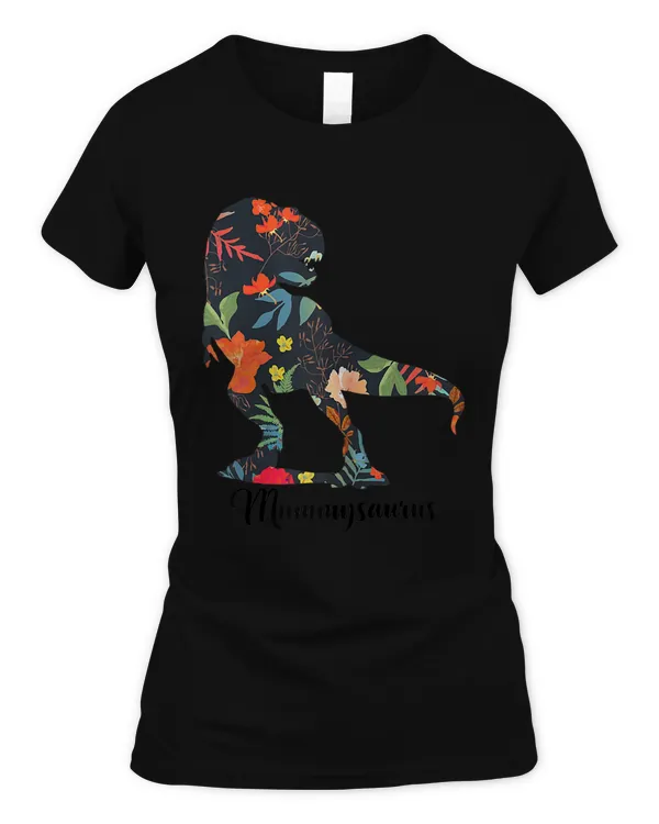 Womens Funny Graphic mummysaurus dinosaur mom Mother's Day gift T-Shirt