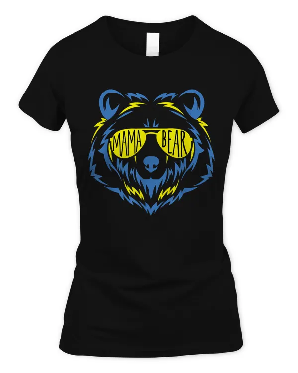 Mama Bear World Down Syndrome Awareness Day T21 T-Shirt