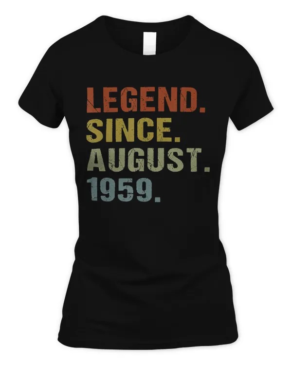 Born August 1959 Legend 61st Bday Gifts 61st Birthday T-Shirt