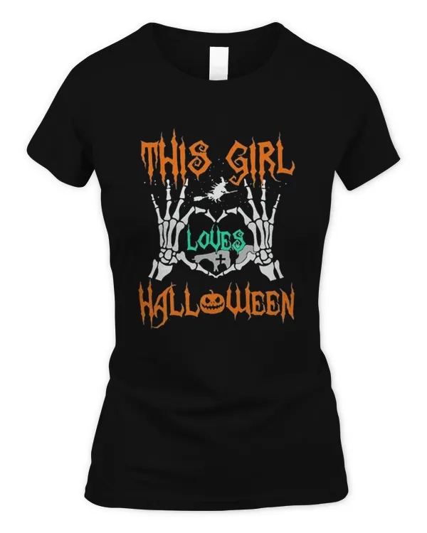 This Girls Loves Halloween Shirt