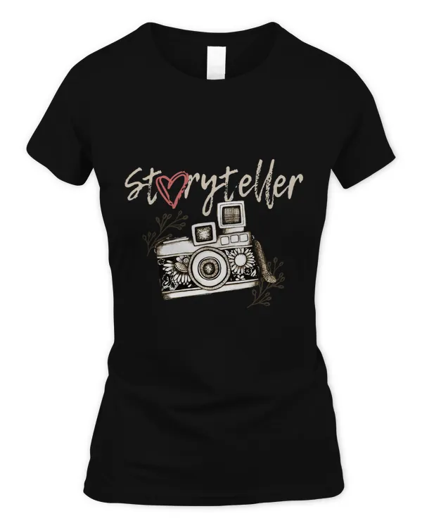 Storyteller Camera Photography Photographer Cool T-Shirt
