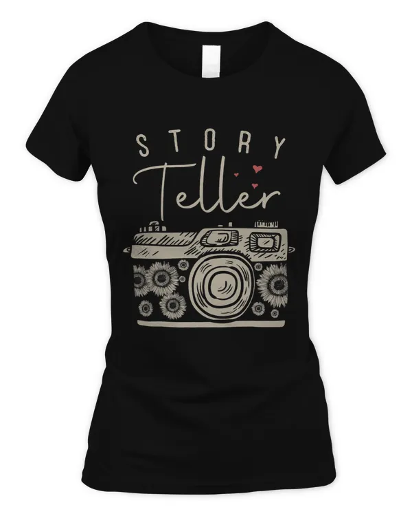 Storyteller, Camera, Photography, Photographer T-Shirt