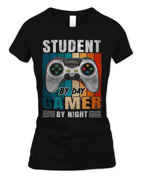 Student By Day Gamer By Night Funny Video Games Gaming