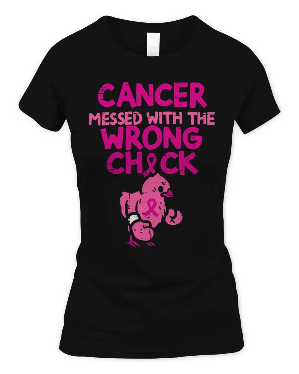 Womens Breast Cancer Wrong Chick Funny Awareness Survivor Women