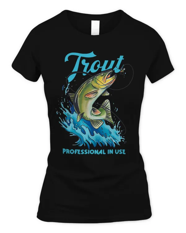 Trout Professional In Use 2Angling Lover Funny Fishing