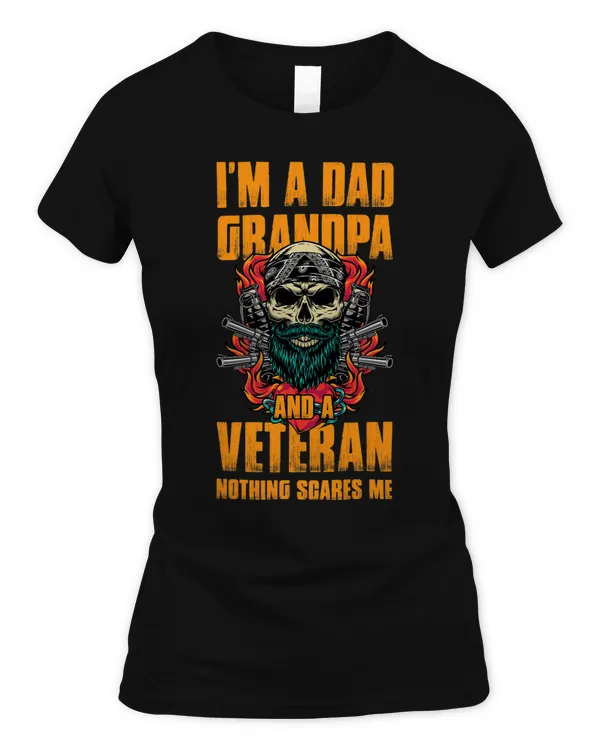 Veterans Day Men Fathers Day Im A Dad Grandpa Veteran Retro
