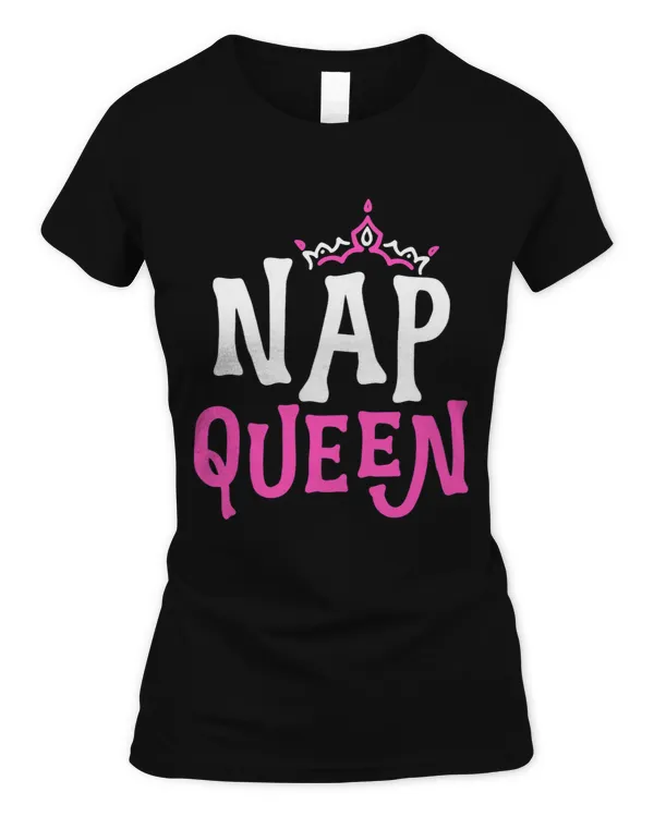 Womens Nap Queen Sleeping Tired Beauty Sleepless