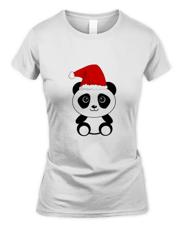 Christmas Panda For Panda Bear Lovers Funny Xmas T-Shirt T-Shirt