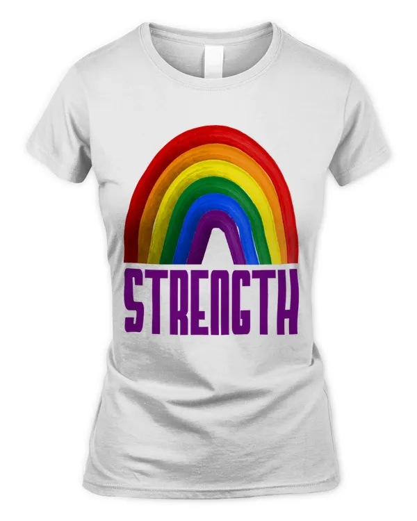 LGBT Pride Month T-Shirt, LGBT History Month Shirt (Strength)