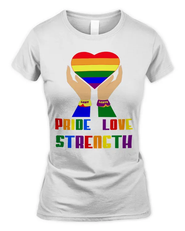 LGBT Pride Month T-Shirt, LGBT History Month Slogan Shirt, LGBT Love Heart