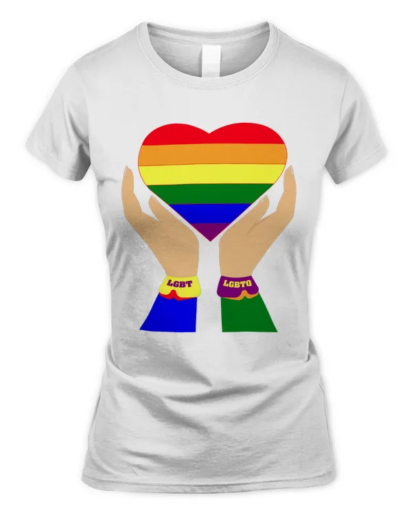 LGBT Pride Month T-Shirt, LGBT History Month Slogan Shirt, Heart