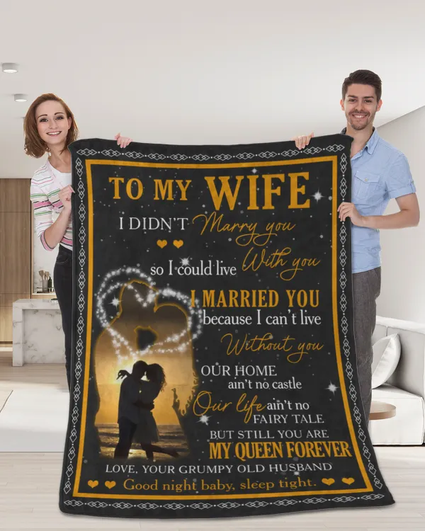 To My Wife Blanket, Perfect Gift For Your Wife, Valentine Gift