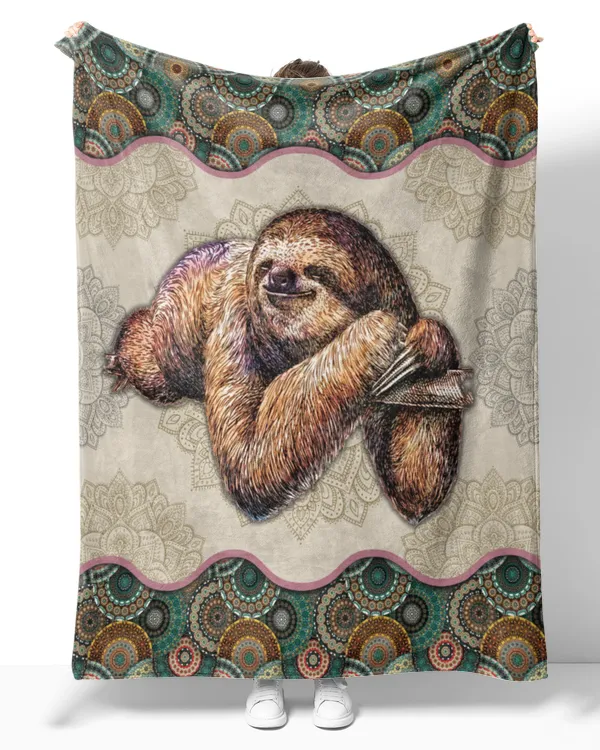 Sloth - Vintage Mandala