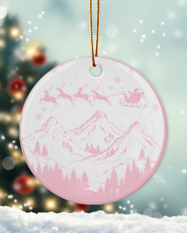 Porcelain Ornament - Circle