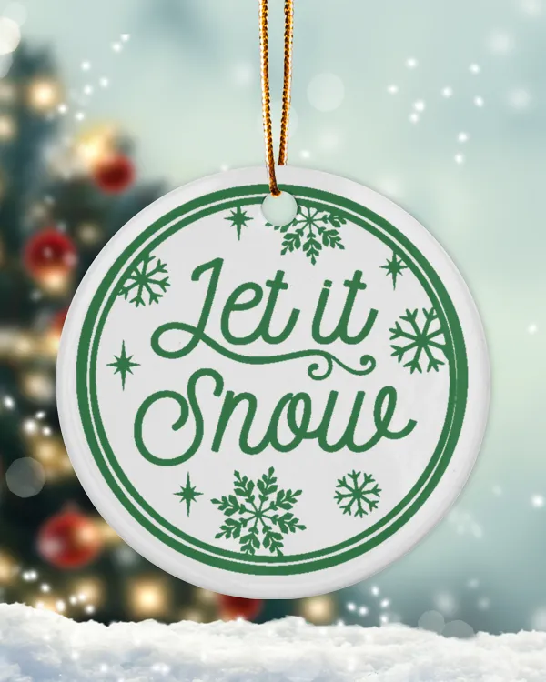 Christmas Ornament - Jet It Snow