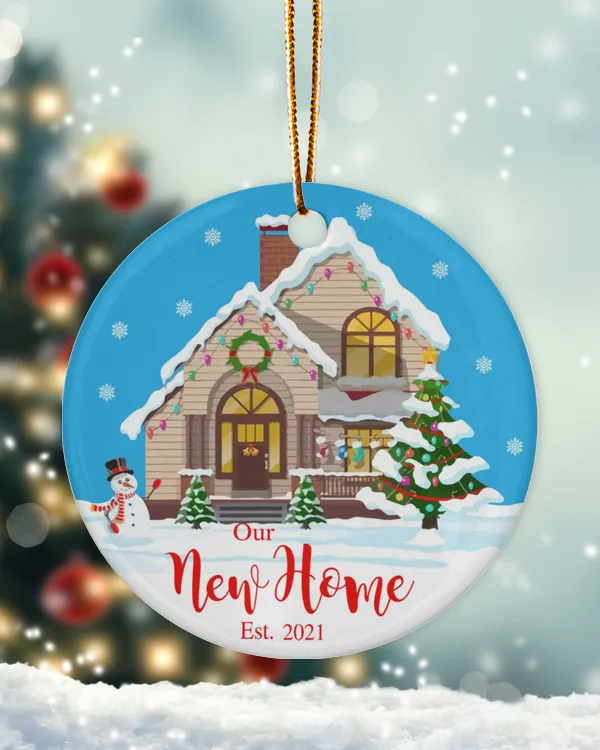 Our New Home Est. 2021 Ornament