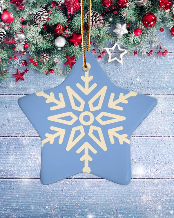 Porcelain Ornament - Star