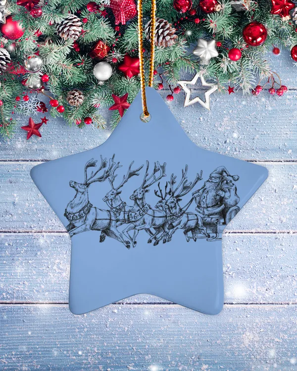 Porcelain Ornament - Star