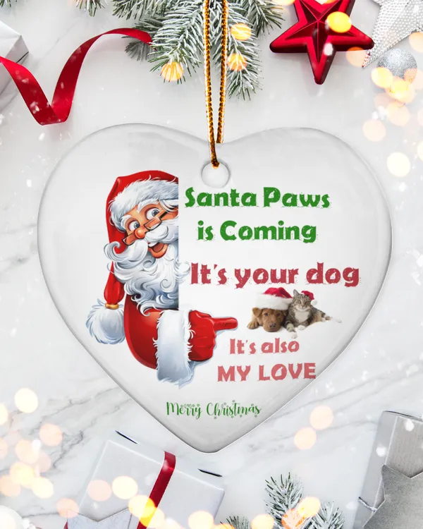 Santa Paws is Coming, Santa and Dogs is my love