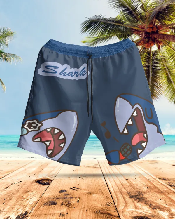 Shark -AOP Hawaiian Short