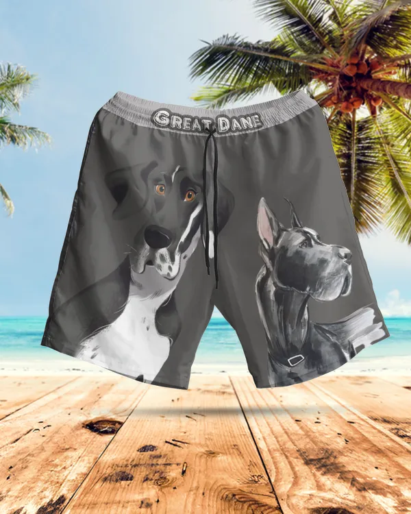 Great Dane-AOP Hawaiian Short