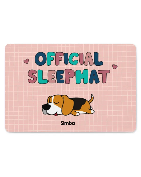 Personalized Official Sleepmat Dog Doormat HOD280223DRM2