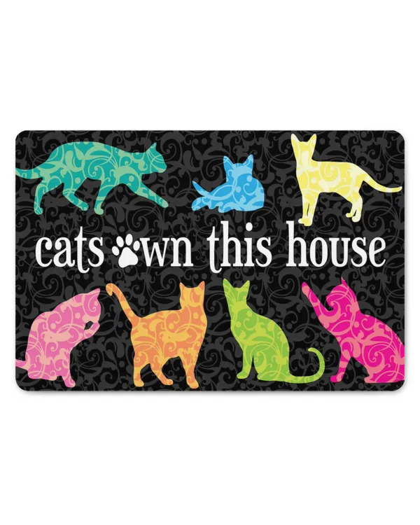 Cats Own This House Doormat HOD300323DRM4