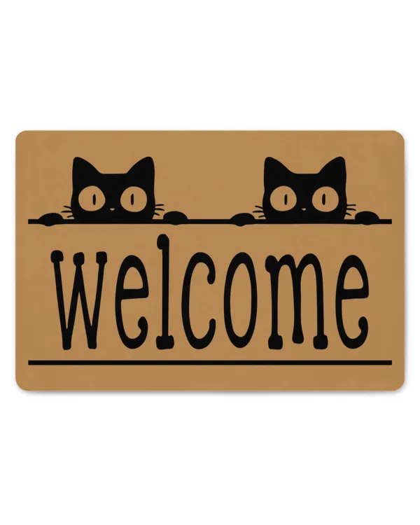 Welcome Cat Cute Doormat HOD300323DRM15